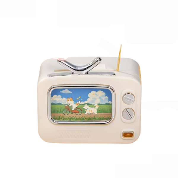 Retro TV Design Automatic Pop-Up Toothpick Dispenser