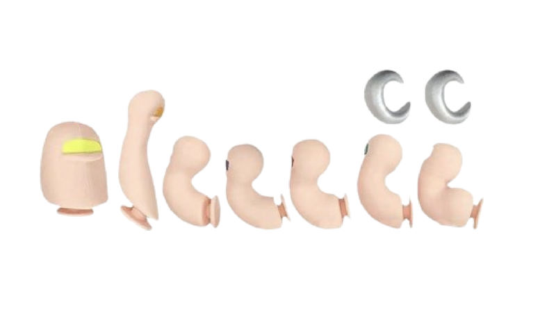 3D Toe style Shoe Charms