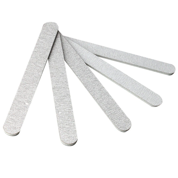 Nail File Zebra/White Straight 220/220 5 Pack