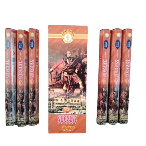 SAC Success Incense Sticks (6 Packs of 20 Sticks Each)