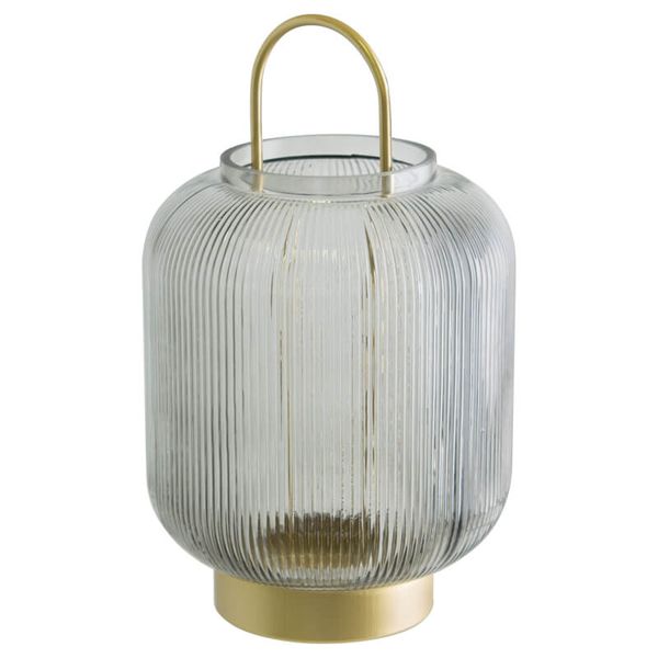 Grey/Gold Belly Lantern