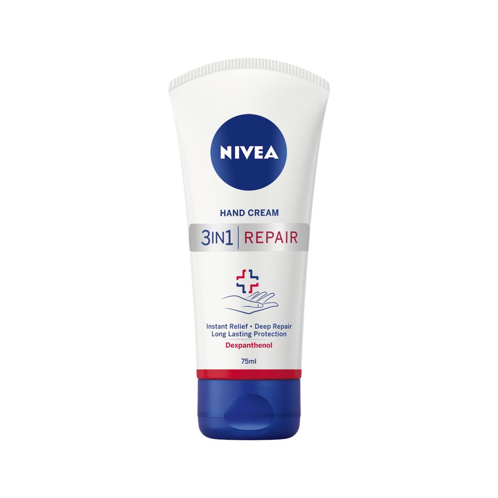 NIVEA 3in1 Repair & Care Hand Cream, 75ml | Shop Today. Get it Tomorrow ...