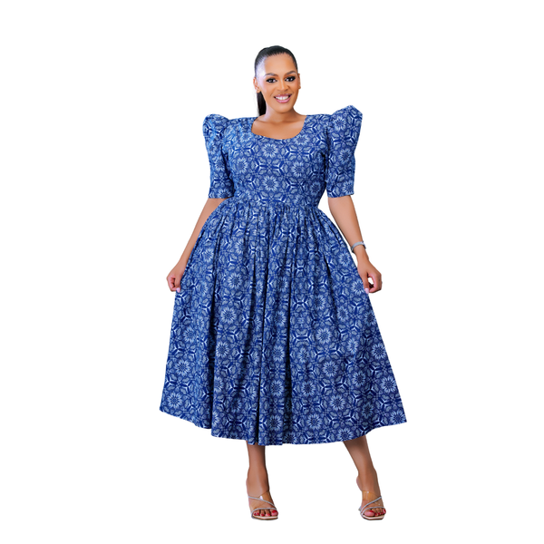 Wansati Bontle Shweshwe Dress - African Print