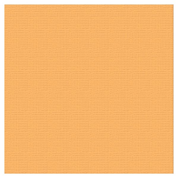 Textured Cardstock 12x12 - Tangerine/Lantana (216gsm, 10 Sheets)