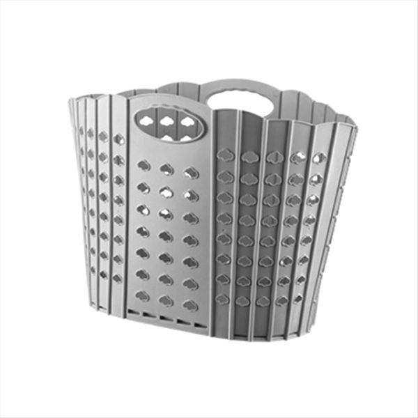 Folding Dirty Clothes Basket Laundry Multifunctional Gray