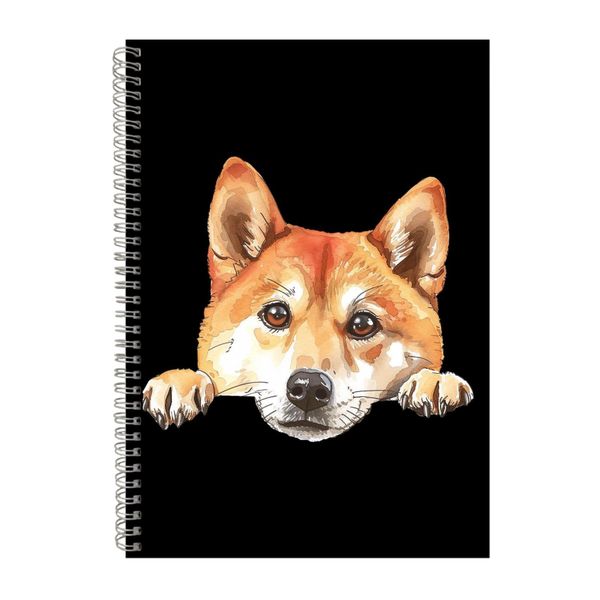 Shiba Inu A4 Notebook Spiral Lined Notepad Dog Idea 335