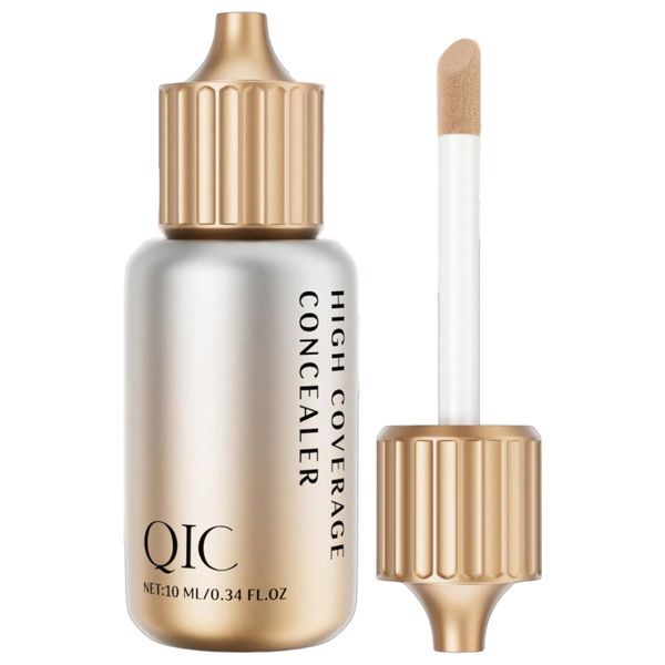 QIC High Coverage Liquid Concealer 10ml - Medium to Full Buildable Coverage