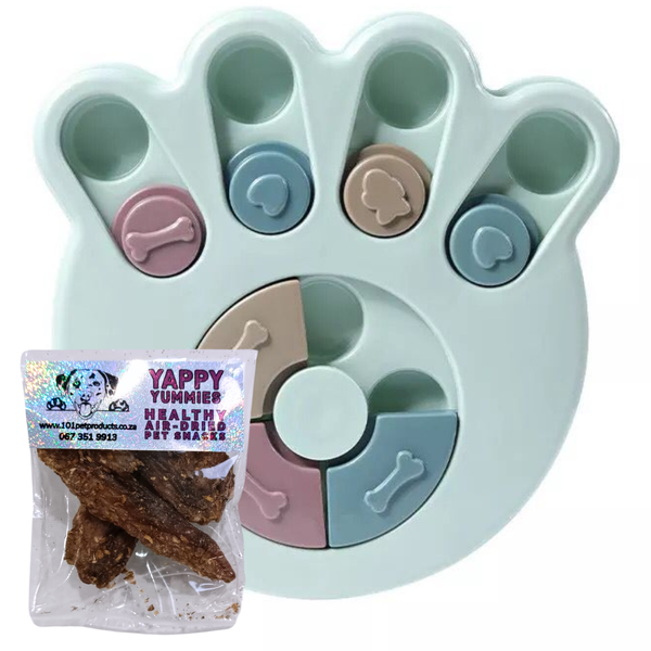 101 Pet Products - Level 1 Puzzle For Pets - With Yappy Yummie Chicken Wing