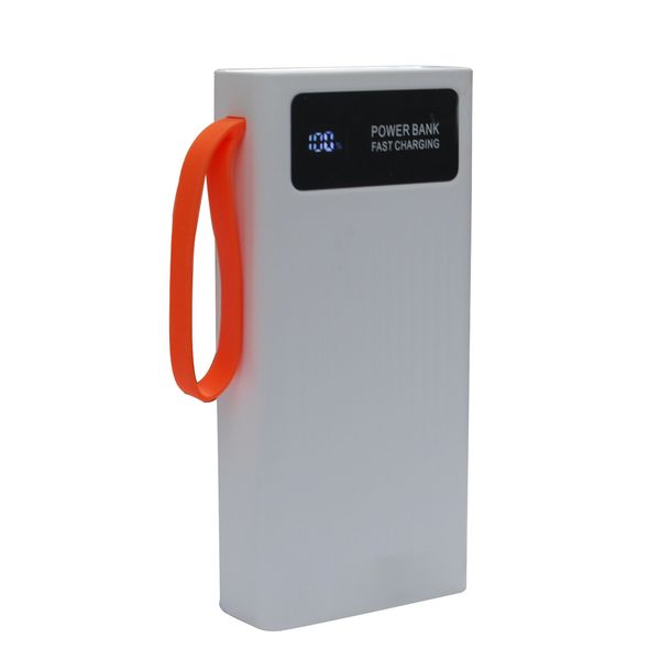 100W 20000mAh Fast Charge Power Bank 4 In &amp; 4 Output Cables - Black