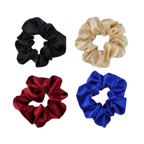 Women's Satin Silky Hair Scrunchies Hair Ties Image