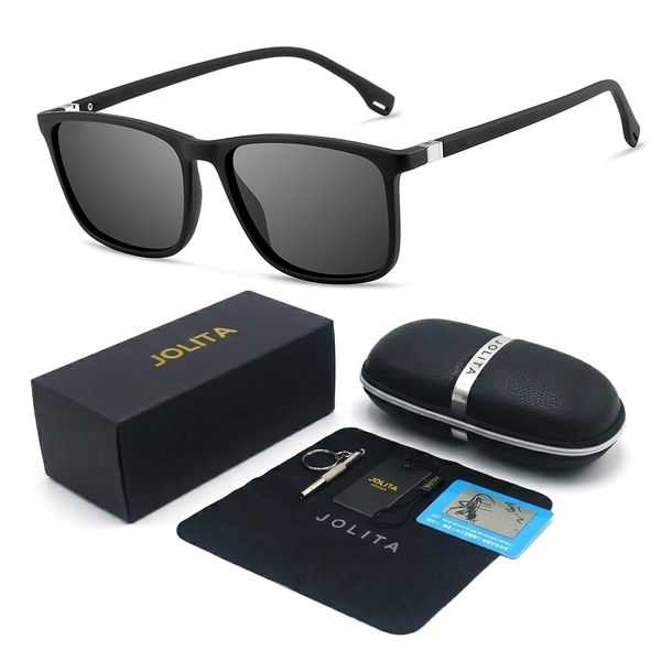 Jolita-7521 Square Frame Stylish Polarized Anti-UV Sunglasses for Driving