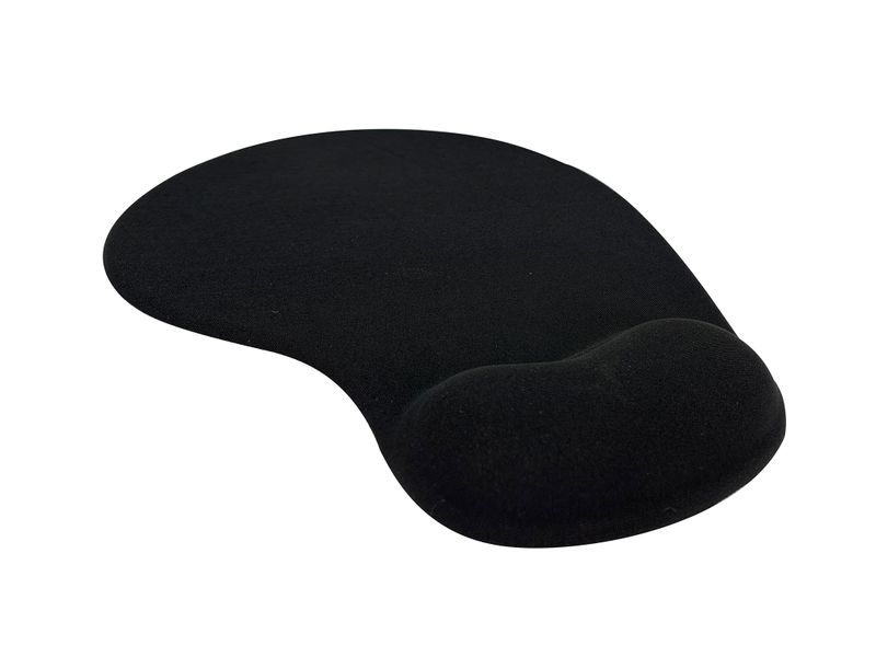 Deluxe Mouse Mat With Gel Wristpad Black