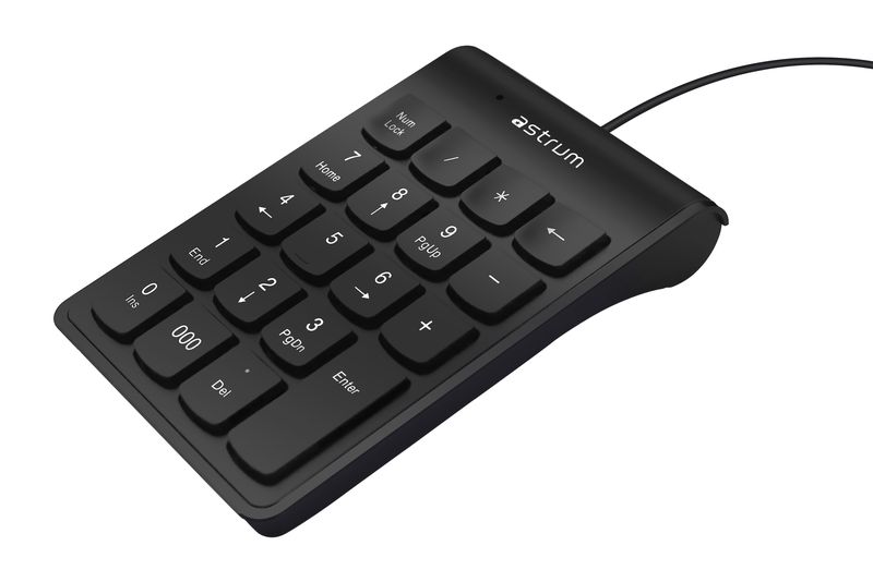 Astrum KB010 Slim USB Numeric Keypad: Compact, Efficient, and User-Friendly