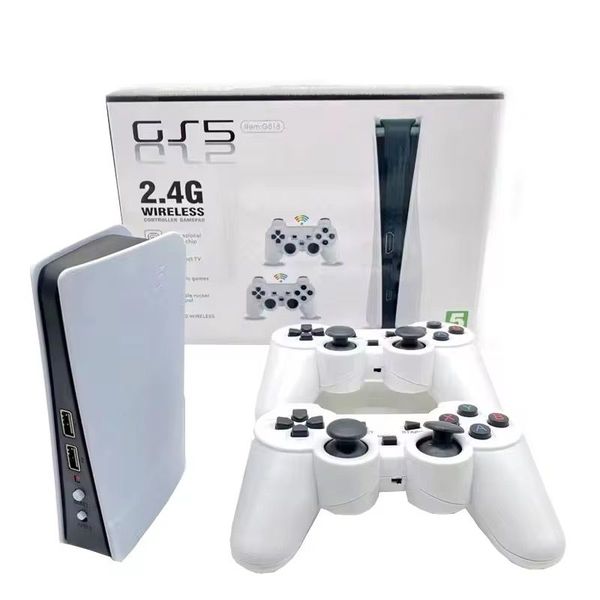 Retro Game Console with HDMI-818 Built-in Games + 2 Wireless Controllers-GC