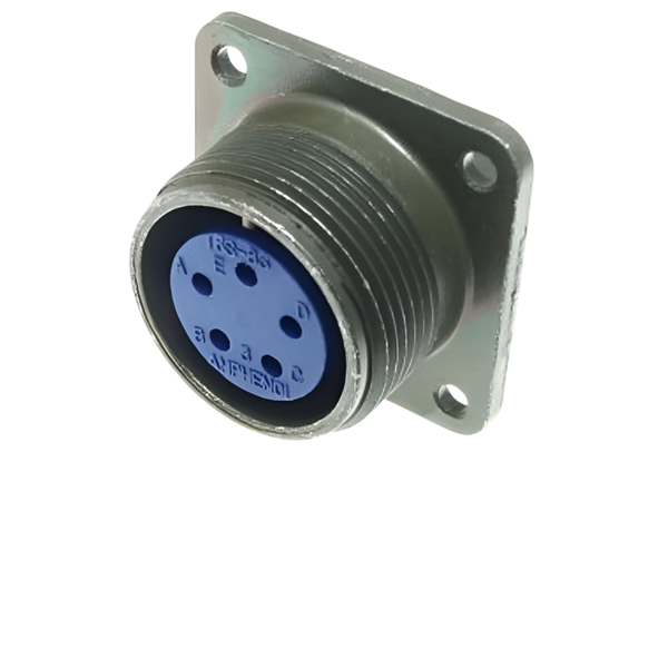 XY3102A-16S-8S: MIL-DTL-5015 Square Flange Female Circular Connector