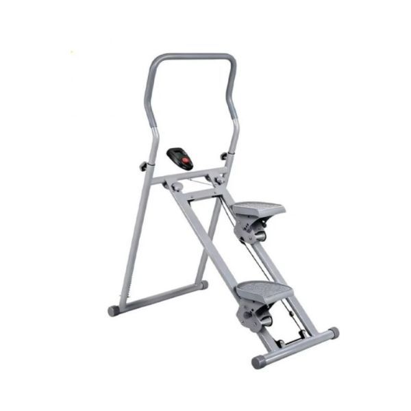 Foldable Vertical Climber Full Body Exercise Stepper Ladder with LCD