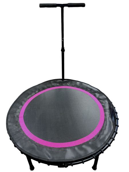 Rebounder Fitness Trampoline with Adjustable Handle