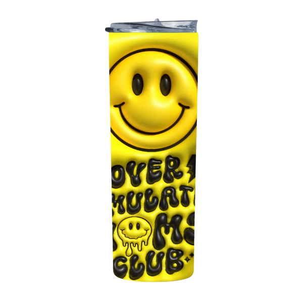 Yellow Moms Club 20 Oz Straight Skinny Tumbler 008