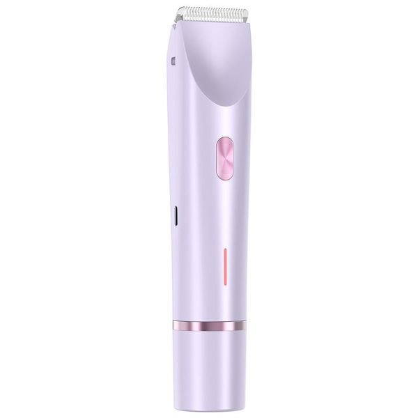 USB Rechargeable Electric Body Hair 2-in-1 Wet/Dry Razor Trimmer