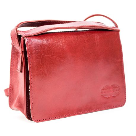 red leather crossbody