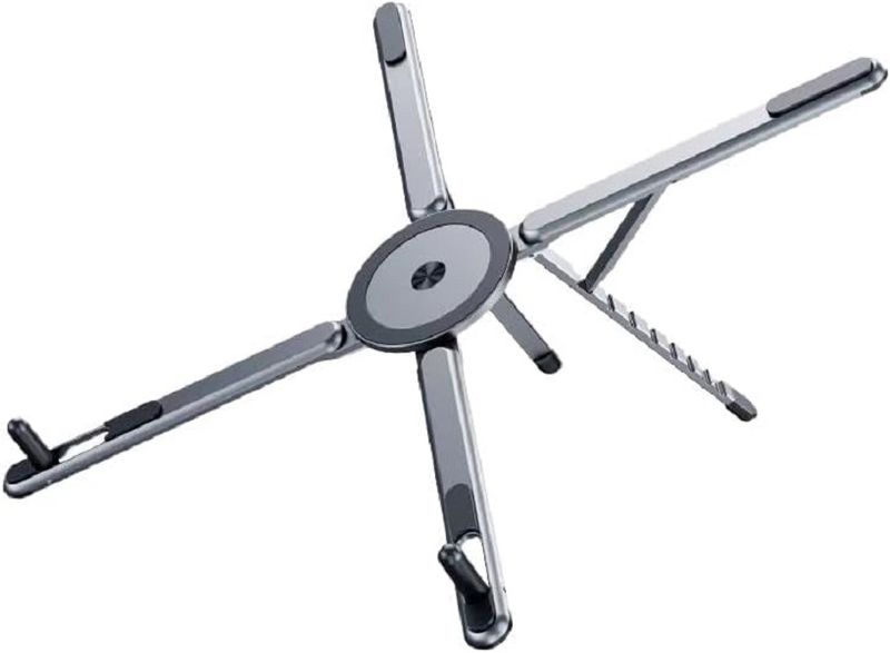 Magnetic Laptop Tablet Mobile Phone Stand Three-in-one Travel Work Fitness