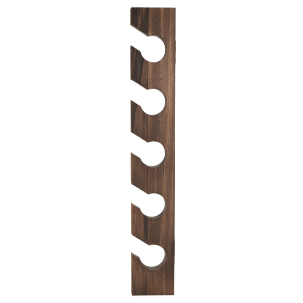Wooden Hat Hanger with Display Shelf Imitation Walnut Color