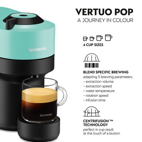 Nespresso Vertuo Pop Coffee Machine, Liquorice Black Online at Best Price, Coffee Makers