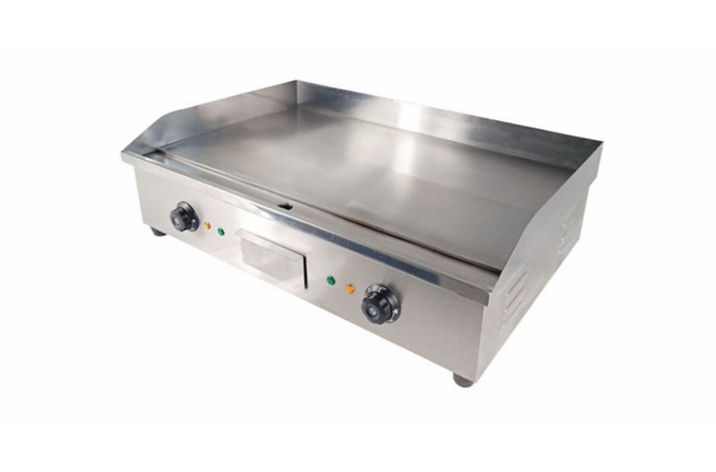 High End Stainless Steel Flat Top Double Electric Griddle 4.4KW