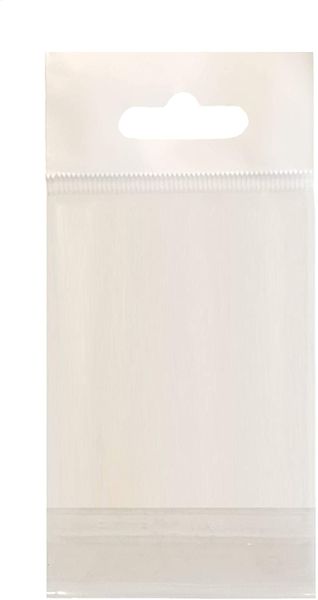 Self -Seal Header Bags Pack Of 250,40 Micron(65x80mm)