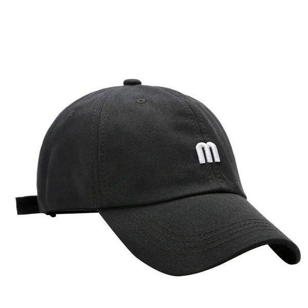 100% Cotton Baseball Cap for Men and Women Letters Embroidered Snapback Hat