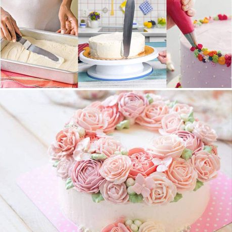 92 Pieces Of Cake Decoration Kit Baking Utensils Set, Shop Today. Get it  Tomorrow!