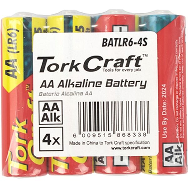 Lr6 4S Aa 1.5V Battery X4 Pack Shrink Wrap (Moq 30)