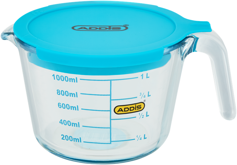 Addis - Glass Measuring Jug with Lid