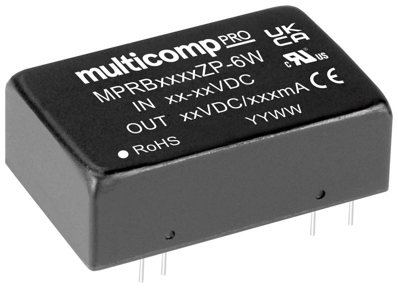 Multicomp Pro (MPRB2405ZP-6W) Isolated Through Hole DC/DC Converter, ITE