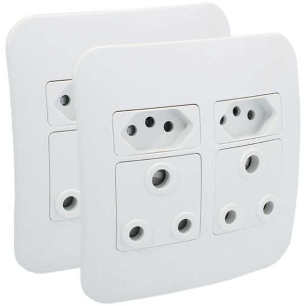 Veti Unswitched Plug Wall Socket - Pack of x2 (VG24W)