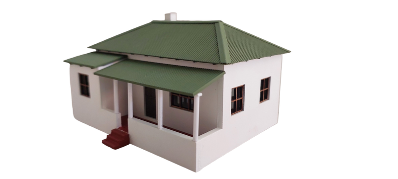Model Train Accessories : South African Farm House (HO)