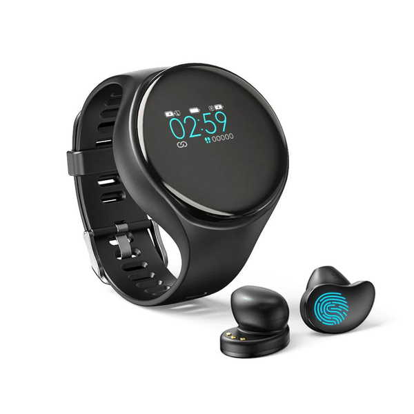 Smart Watch with Earbuds 2 in 1