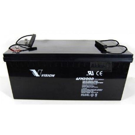 Ultimate lærred Havslug Vision Deep Cycle AGM Battery 6FM100Z-X (For Use With Inverters) (100Ah  12V) | Buy Online in South Africa | takealot.com
