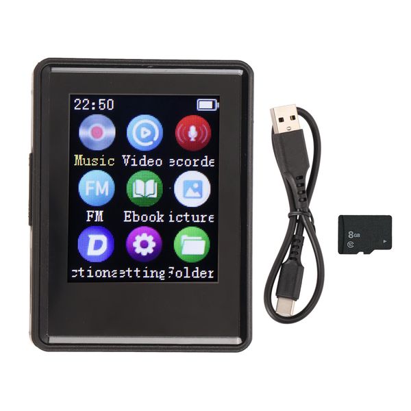 MP3 Player Recording Electric Book Photo Portable MP4 With 8G Memory Card