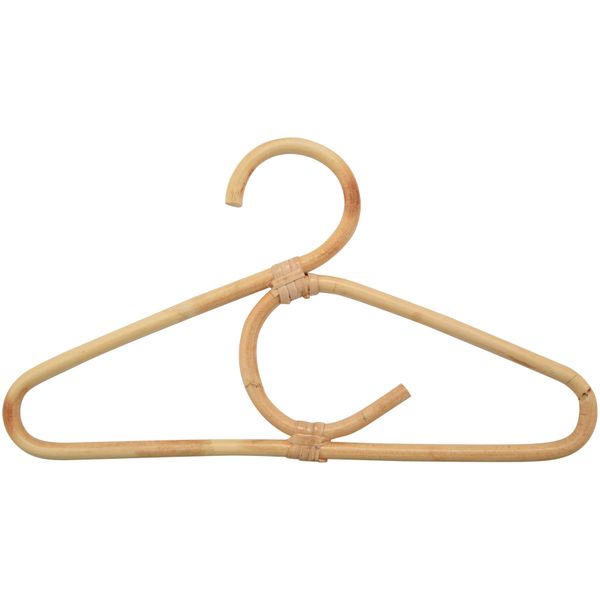 4Pcs Rattan Clothes Hanger Nordic Style Garments Rack Kids Room Decor