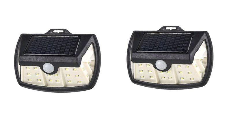 2PCS 20W 28 LED Solar Powered Wall Light -FO-TA-007
