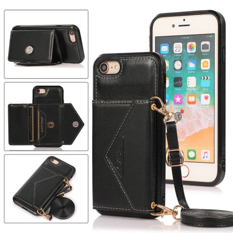 Iphone 8 best sale crossbody wallet case