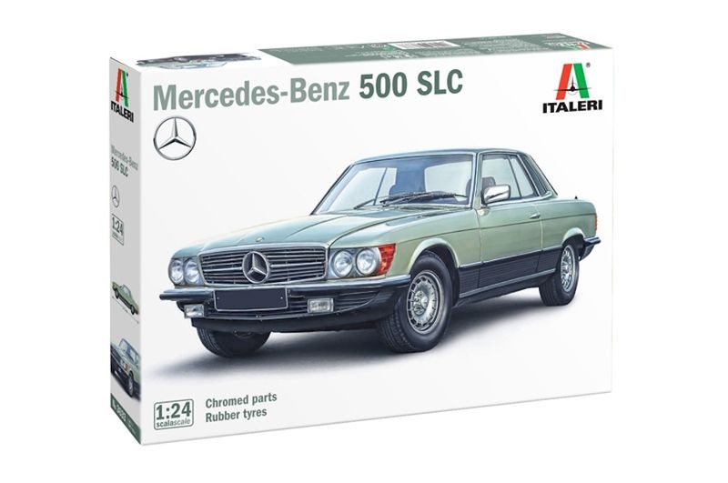 Italeri 1/24 Mercedes-Benz 500 SLC Plastic Model Kit