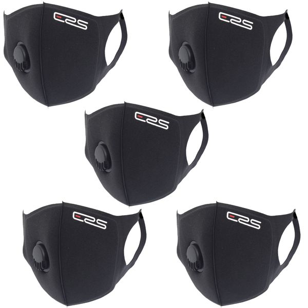 5 X Second Wave ERS Sponge Mask Combo With Removable Filter And Valve