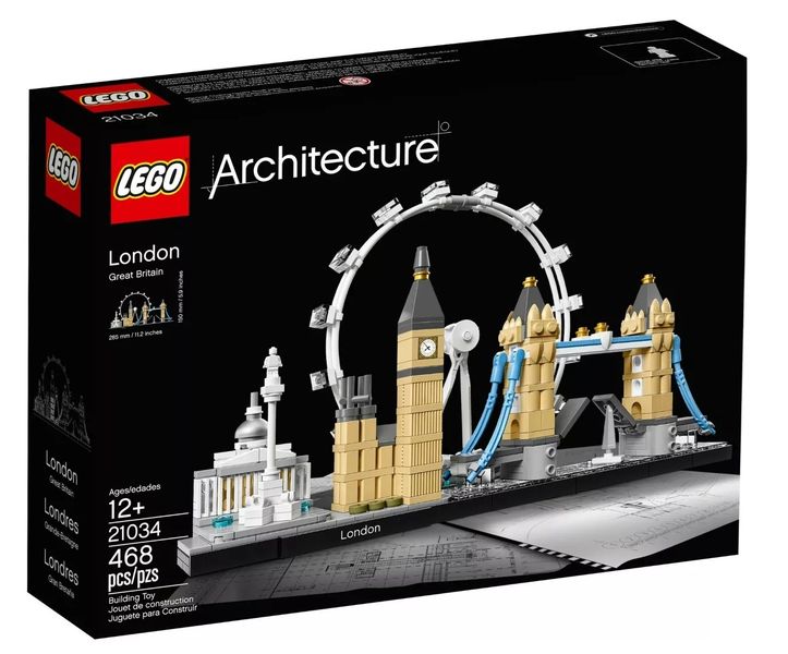 LEGO® Architecture London Skyline Collection 21034 Building Toy Set - 468 Pieces