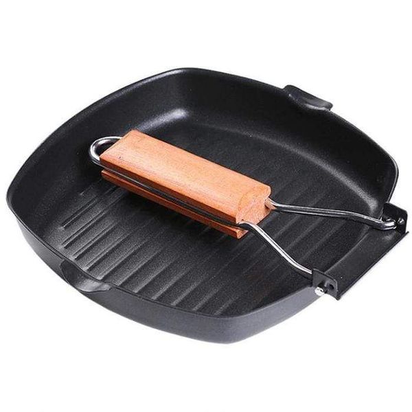Folding Handle Grill Pan