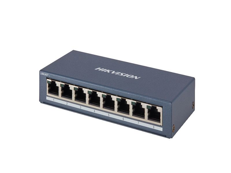 HIKVISION 8-Port Gigabit Ethernet Switch [DS-3E0508-E(B)]