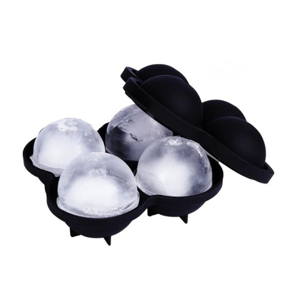 Round Ice Cube Tray - 4 Cubes