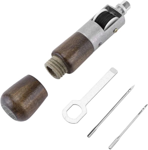 Leather Hand Stitching Tool Sewing Awl Kit, with Lock Stitch Awl &amp; Needles
