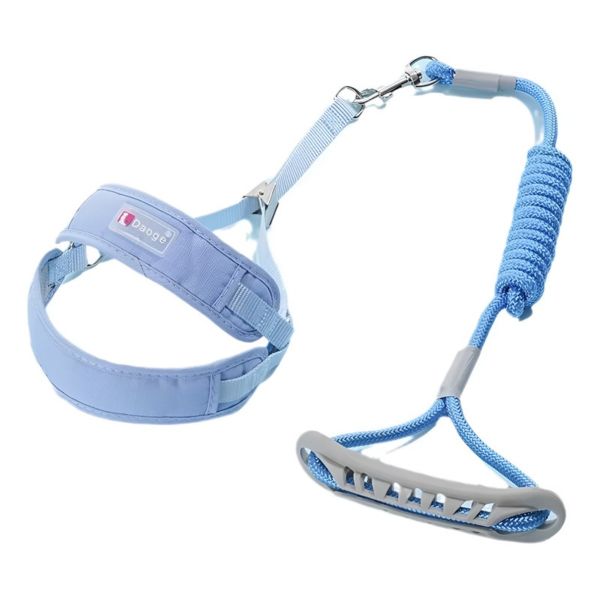 Small Puppy Walking Harness and Leash Set Adjustable Rope Lead 1.5M 2M